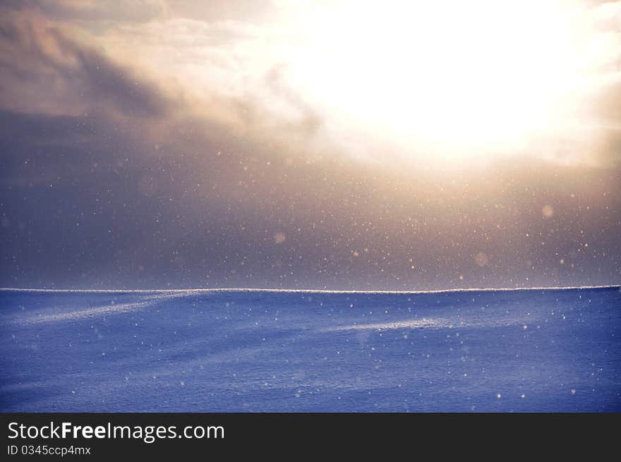 An image of winter landscae. An image of winter landscae