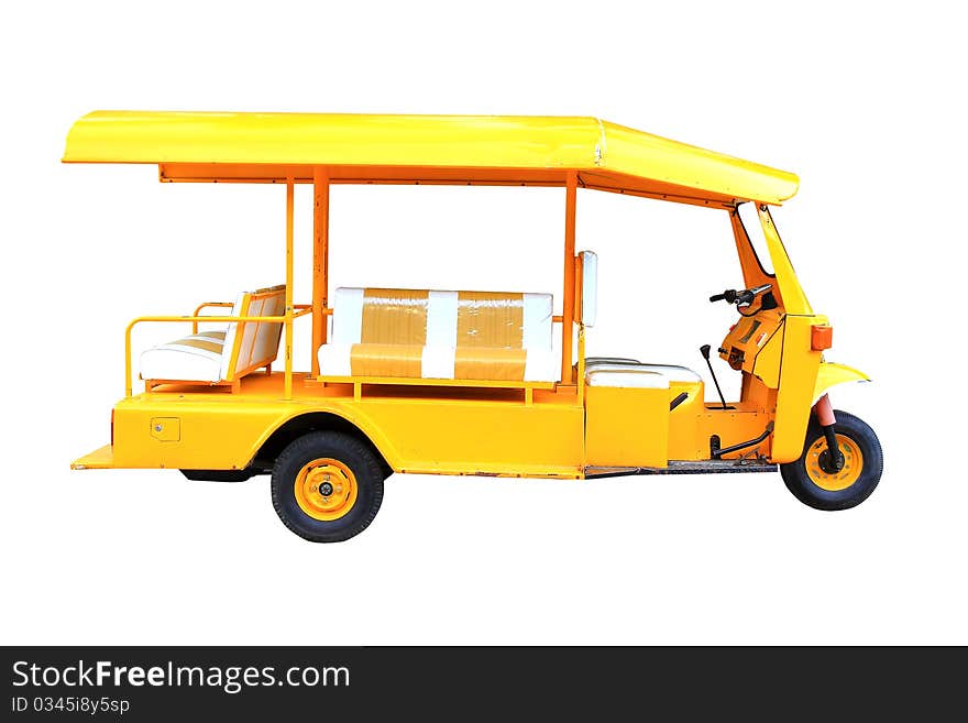 A thai taxi (tuk tuk) - travel and tourism. A thai taxi (tuk tuk) - travel and tourism