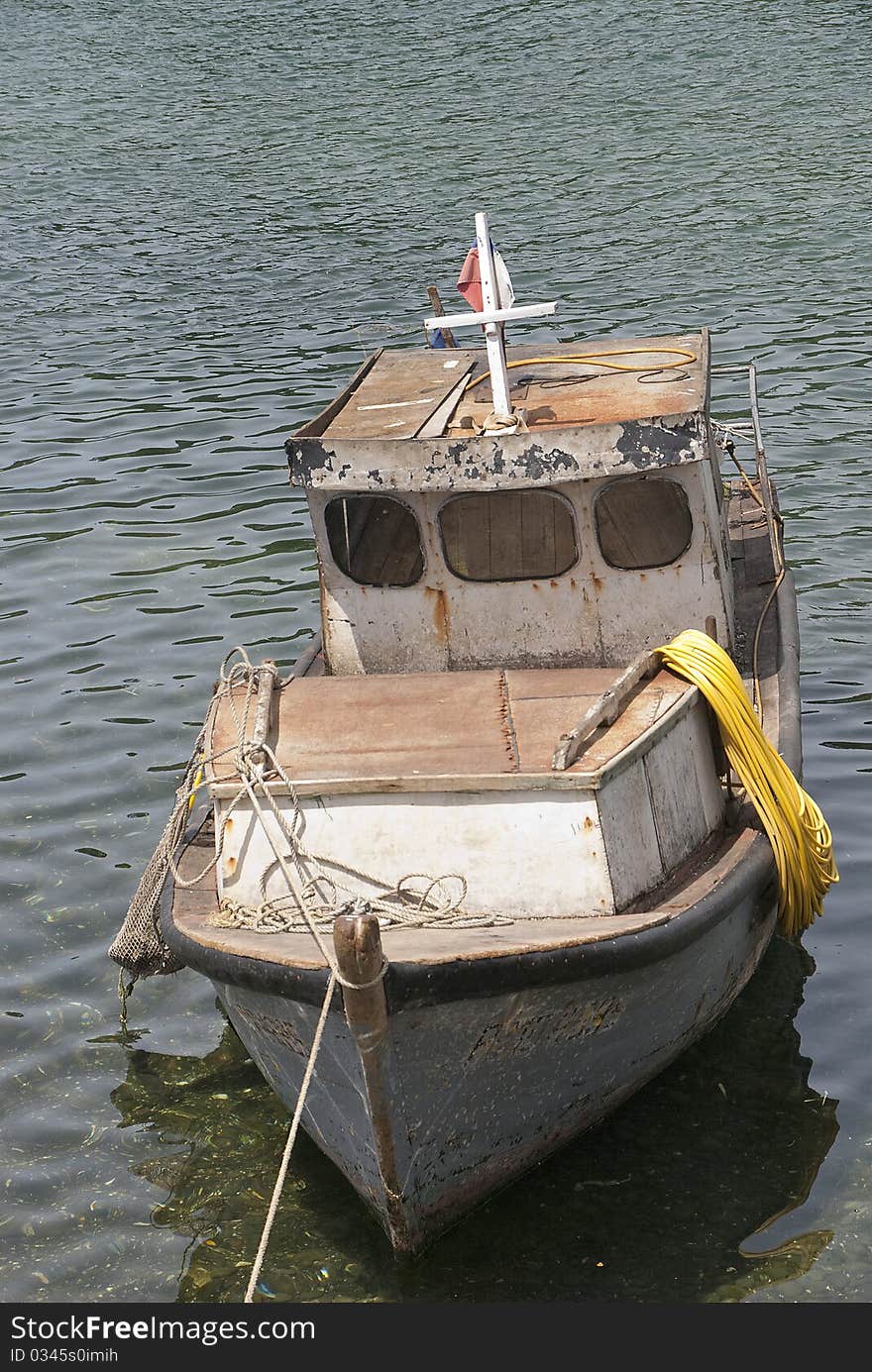 Small fishing boat