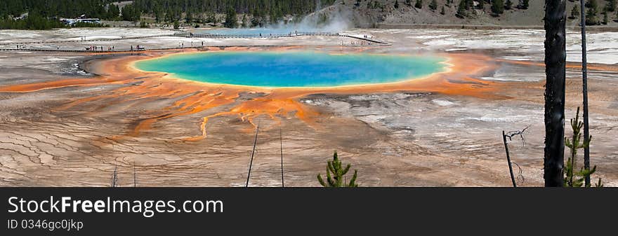 Grand Prismatic Spring Panoramic