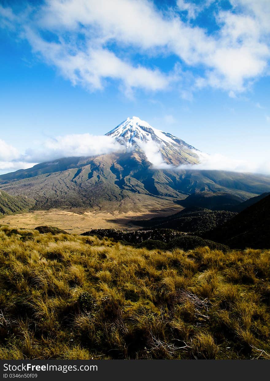 Mt. Taranaki/Egmont in New Zealand. Mt. Taranaki/Egmont in New Zealand