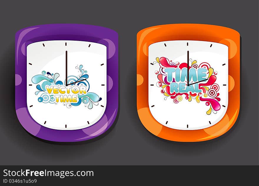 Clock design illustration