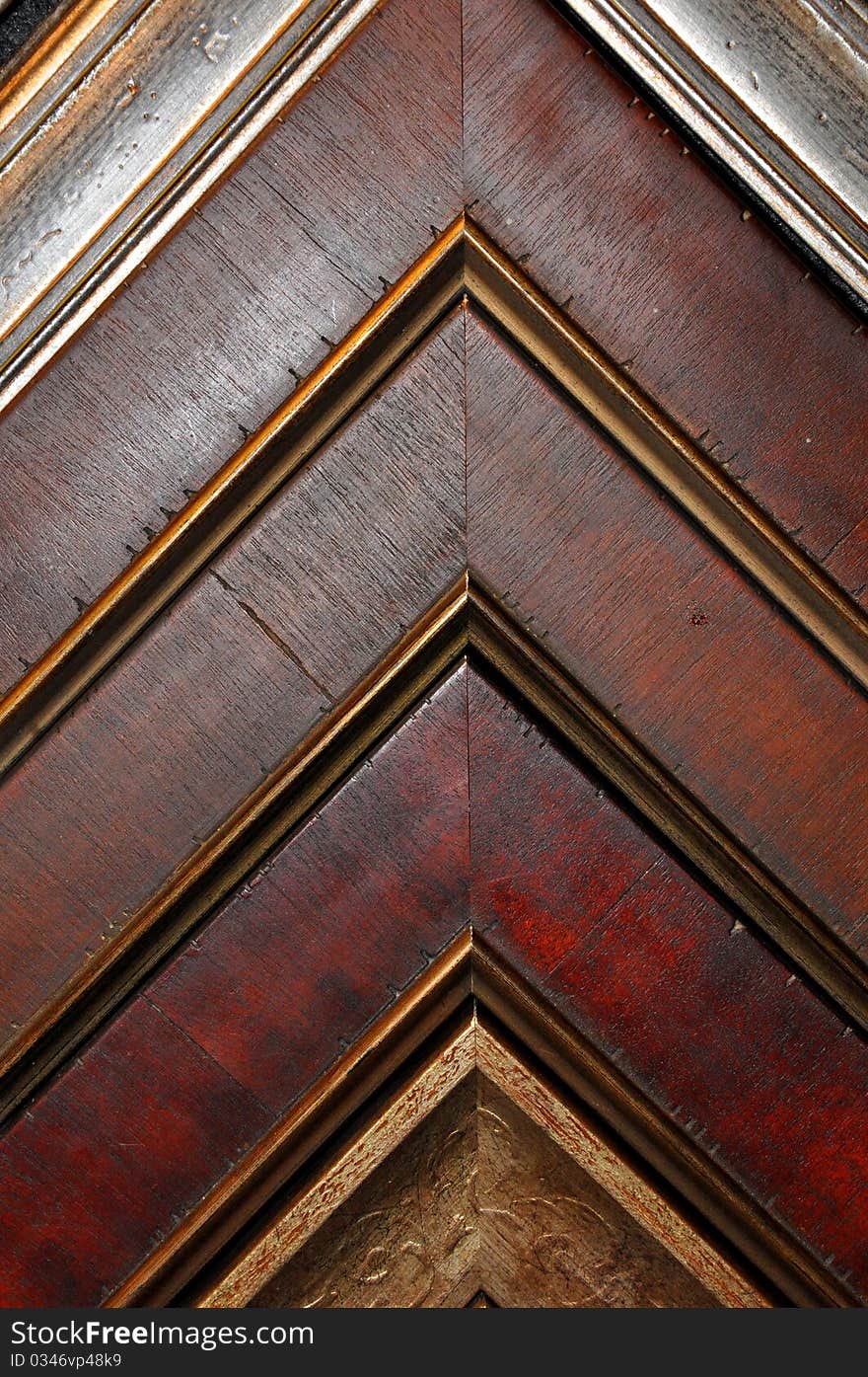 Corner samples in a custom frame shop