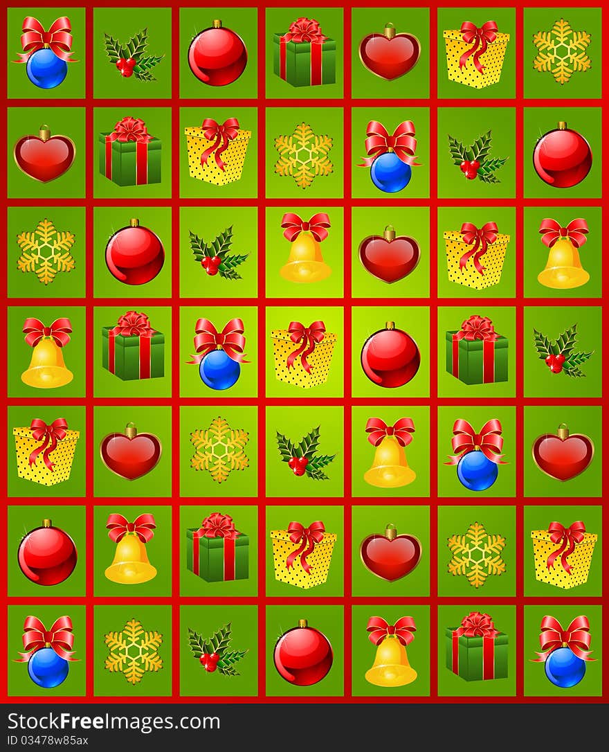 Christmas background with gifts