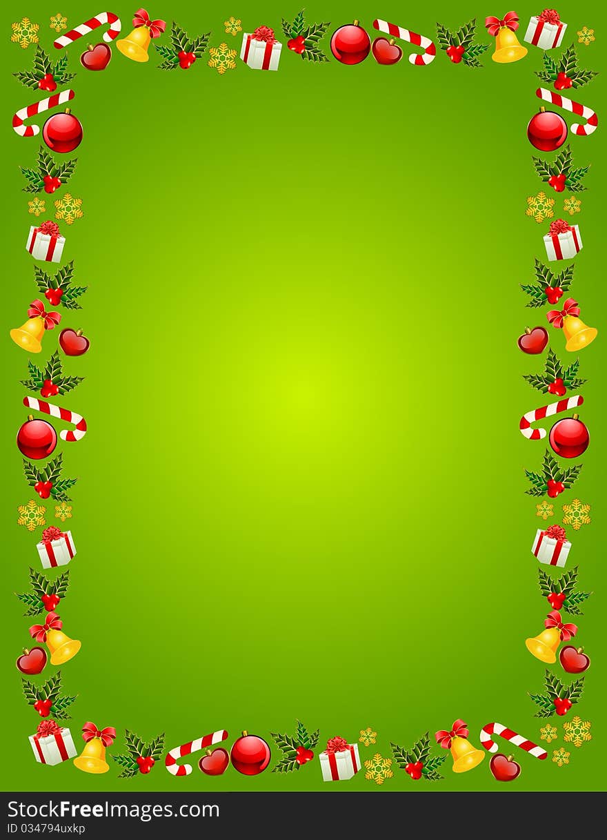 Christmas background with gifts