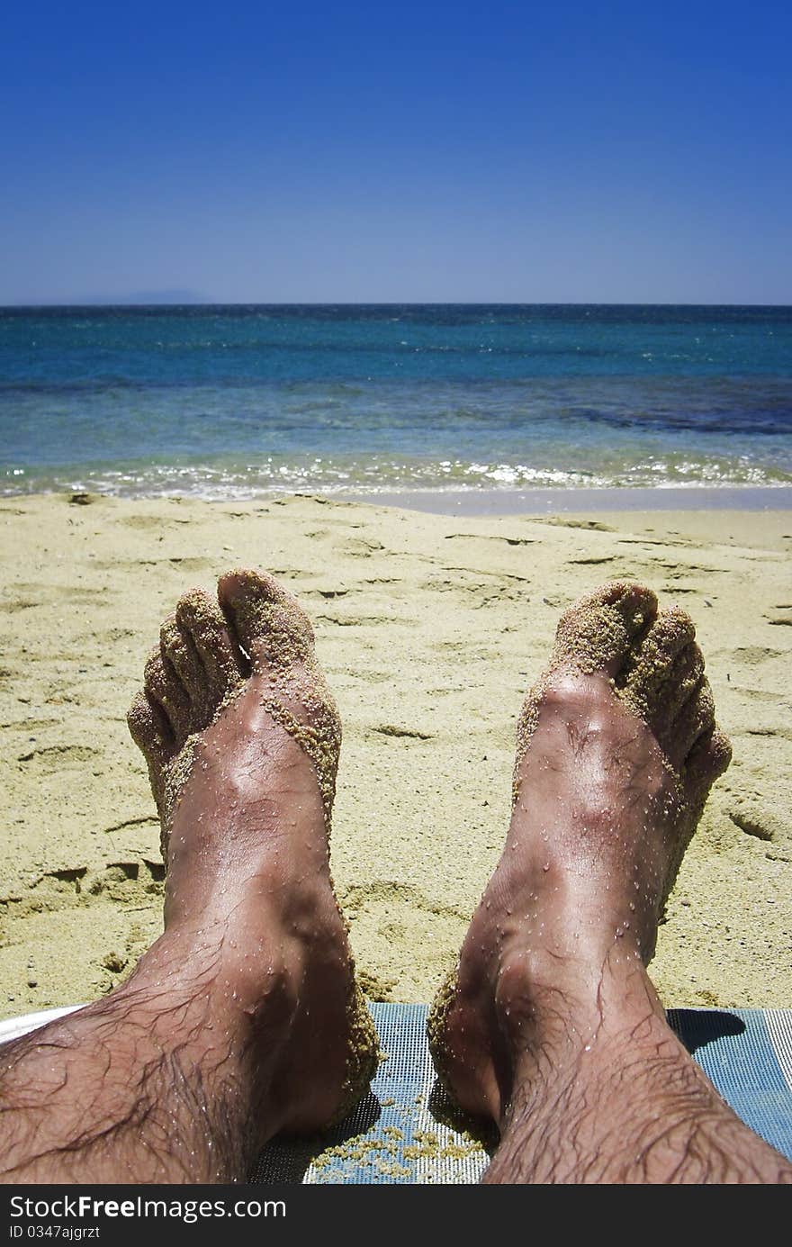 Feet on the Beach