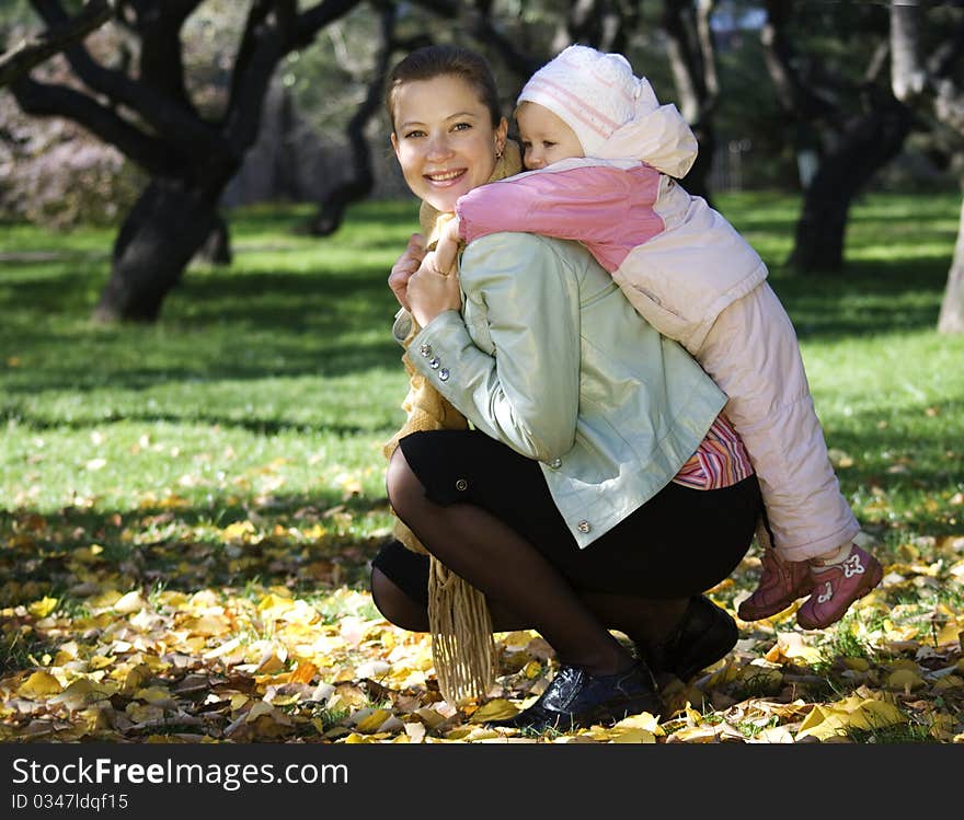 Mother and the daughter