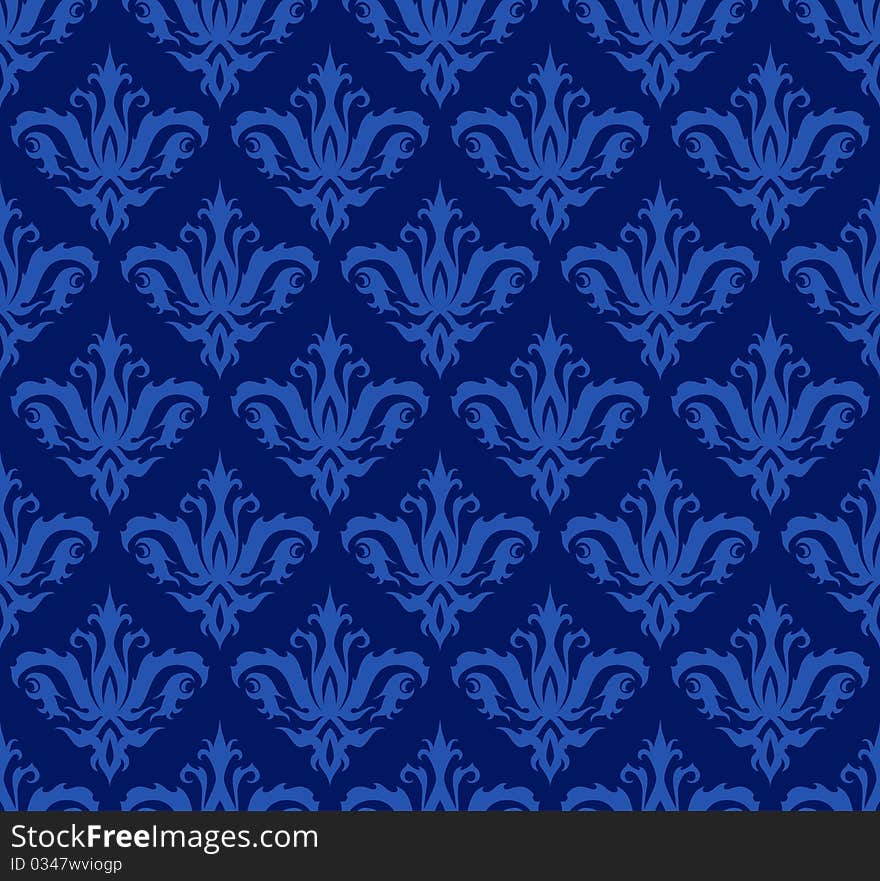 A pattern with a seamless ornament. A pattern with a seamless ornament