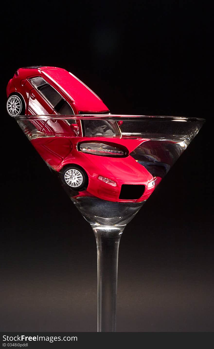 Toy Car In Glass