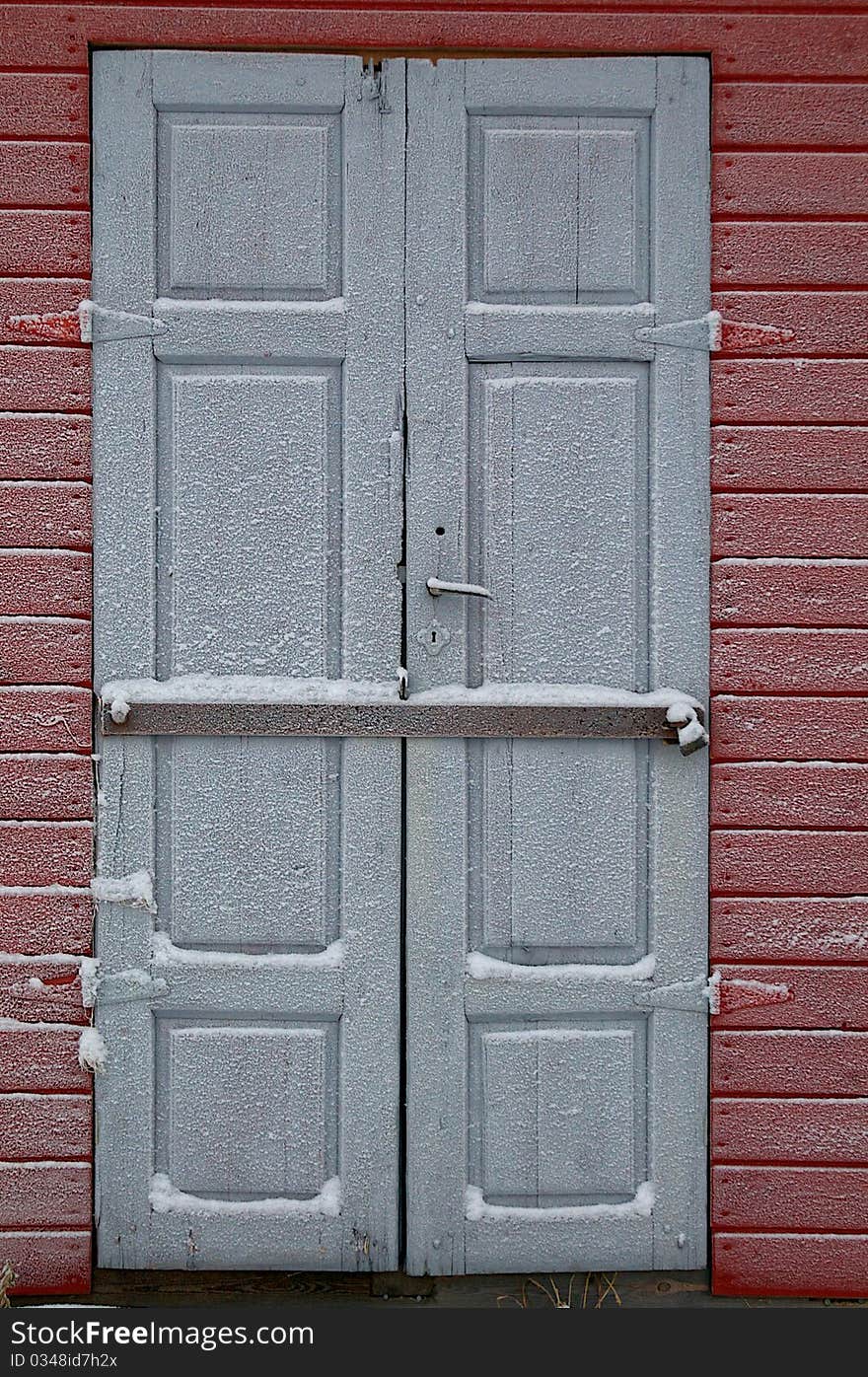 Frosted Door