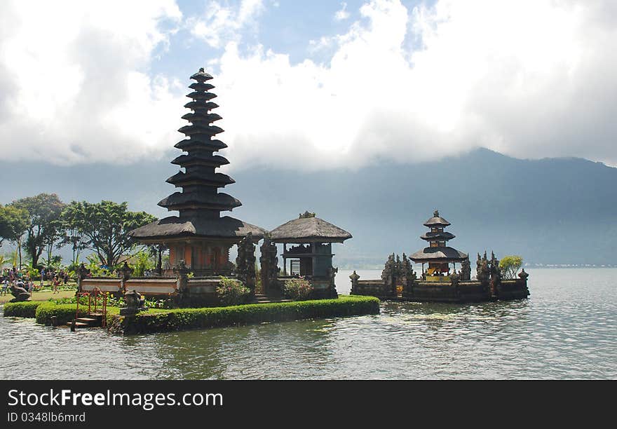 A floating temple in the north of Bali