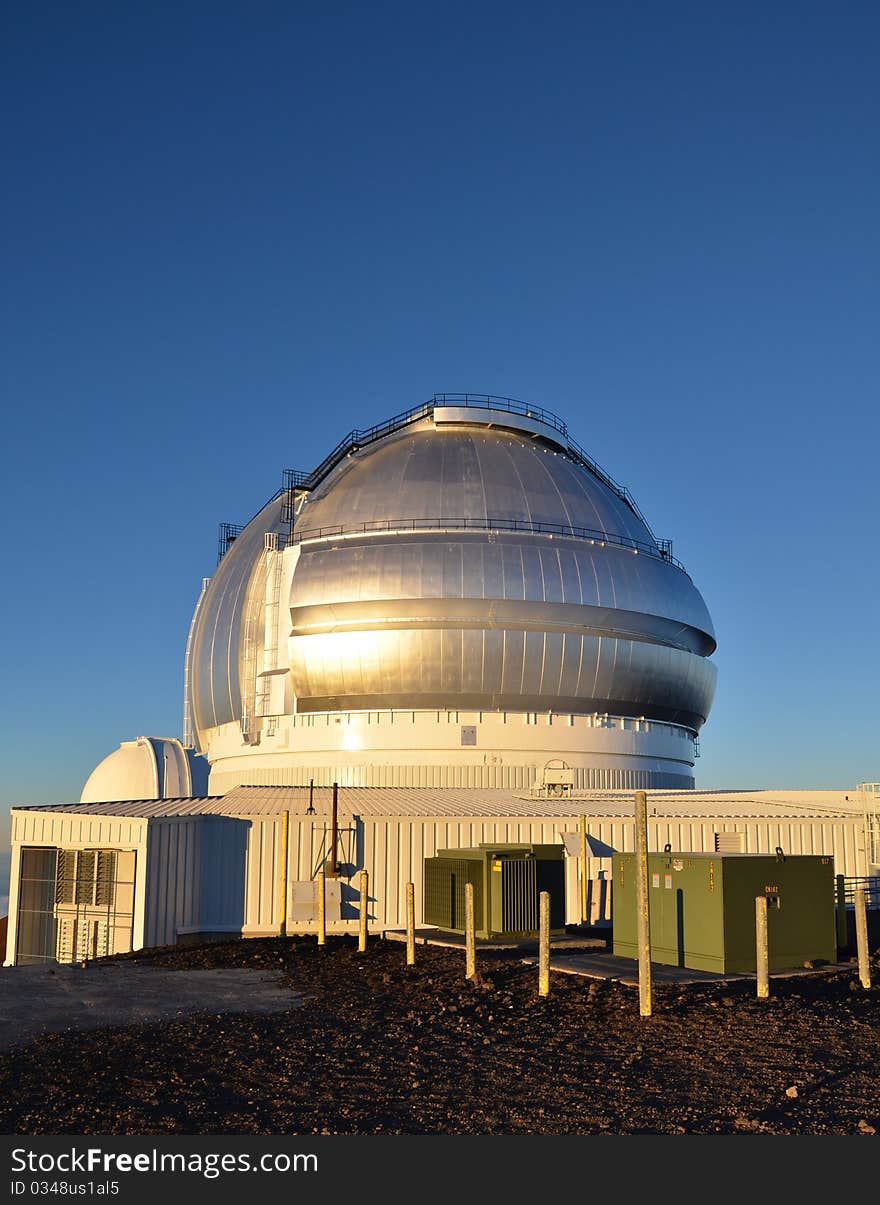 Observatory atop Mona Kea, Hawaii