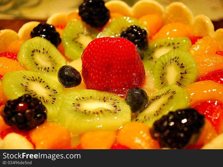 Colorful Fruit Cake