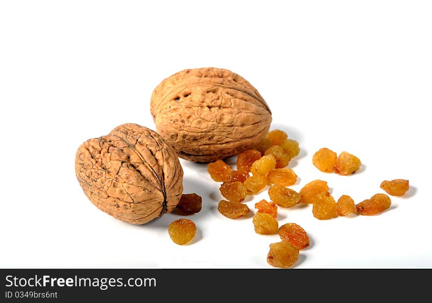 Walnuts and raisins