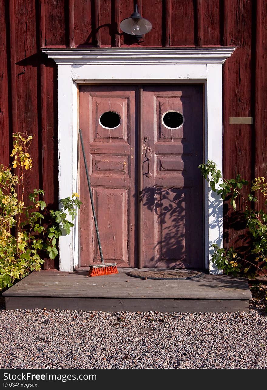 Old door in Sweden