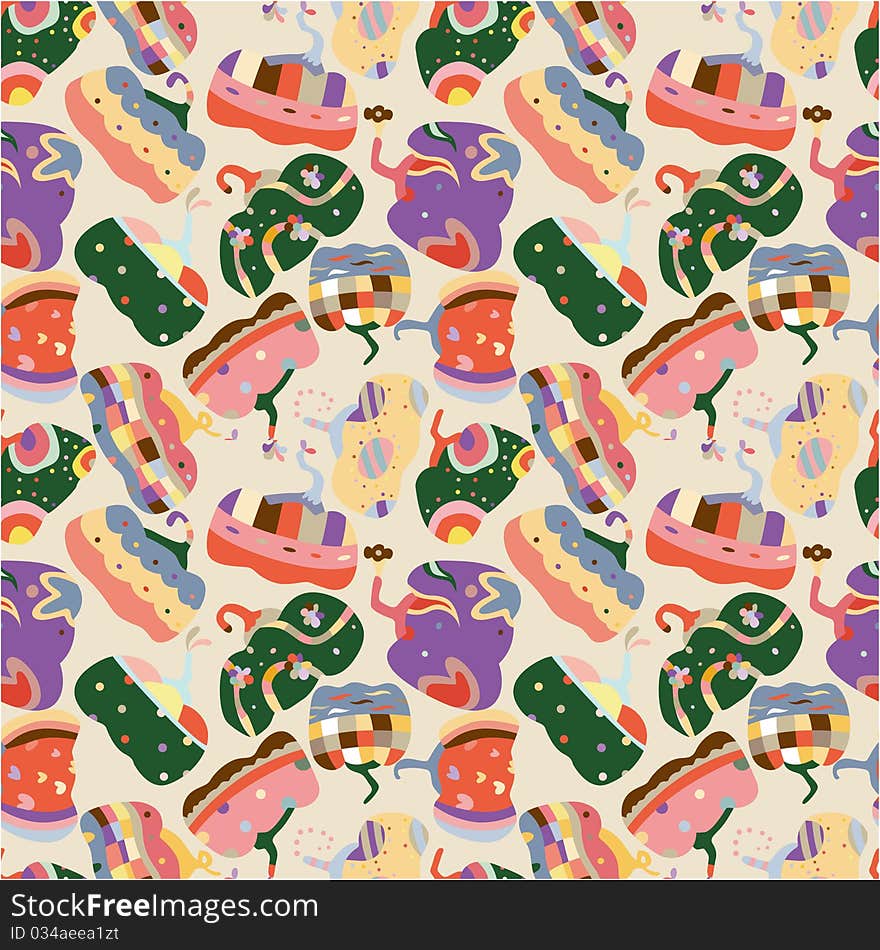 Seamless Pumpkins Pattern