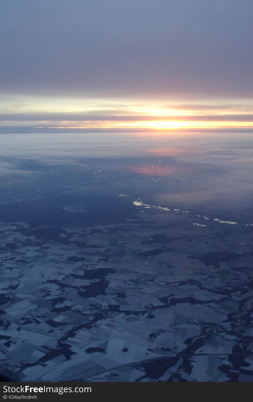 Sky view under winter cloud. Sky view under winter cloud.