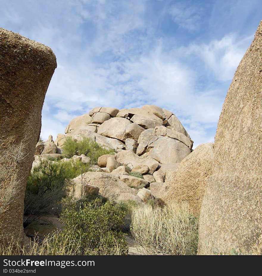 Desert buttes in Scottsdale, Arizona