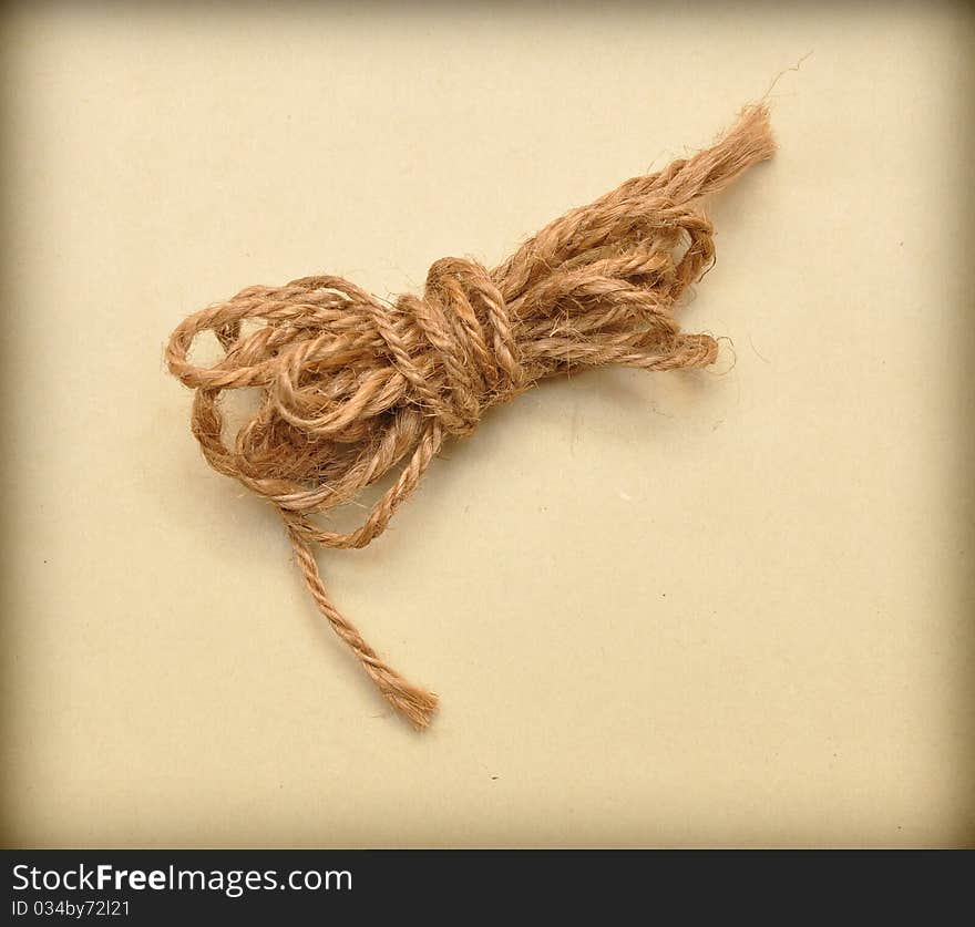 Rope with a knot