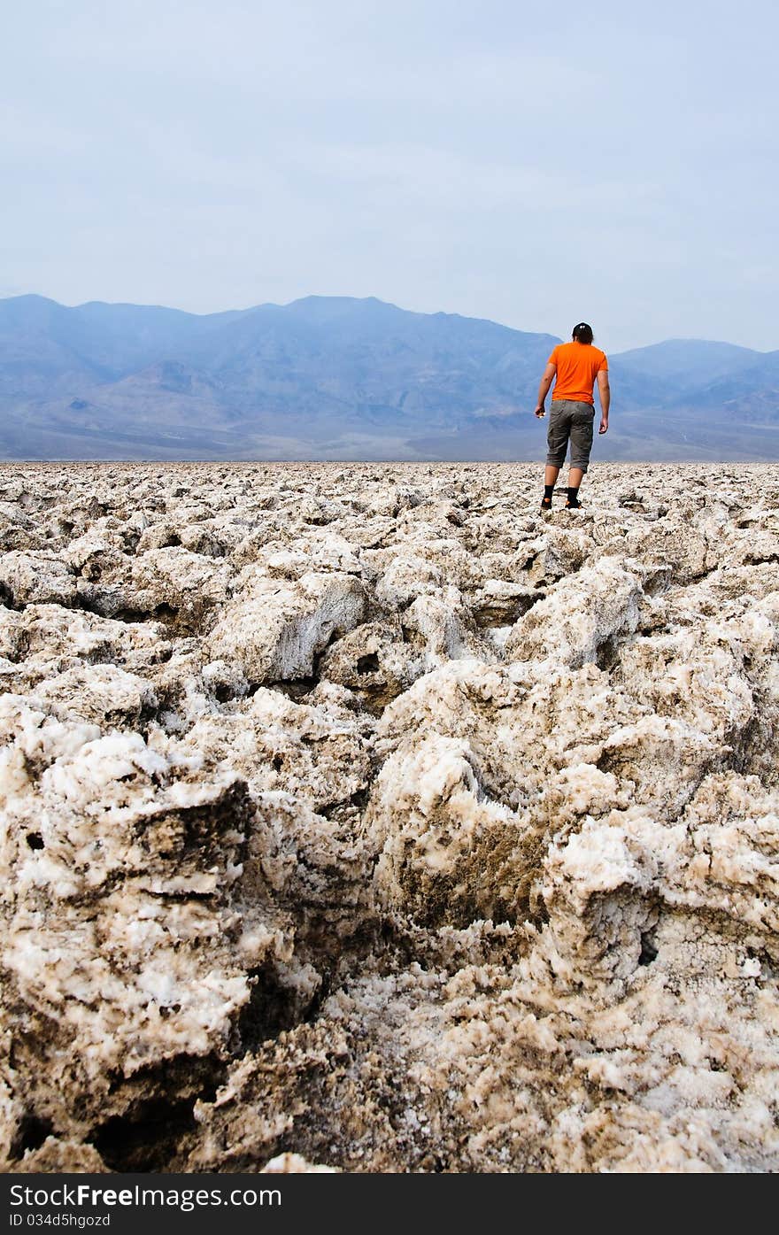 Devil's Golf Course, Death Valley National Park, California, USA