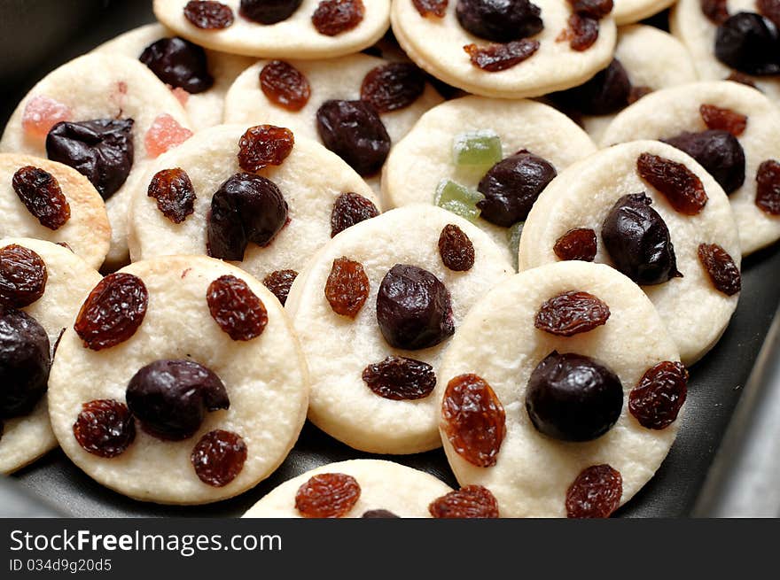 Baked cookies at Christmas time. Baked cookies at Christmas time