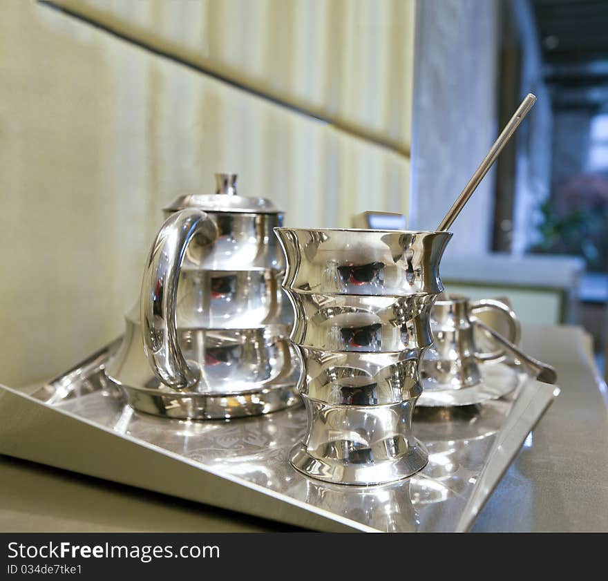 silver coffee set