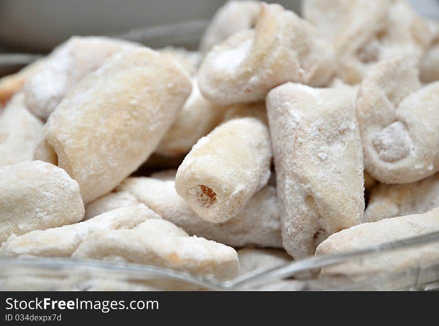 Baked cookies at Christmas time. Baked cookies at Christmas time