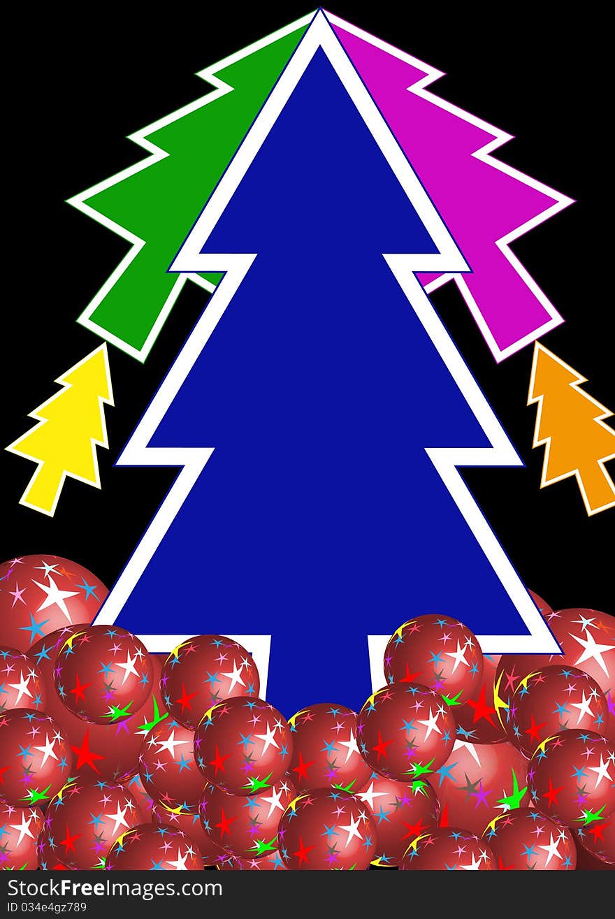 Colorful Xmas Tree