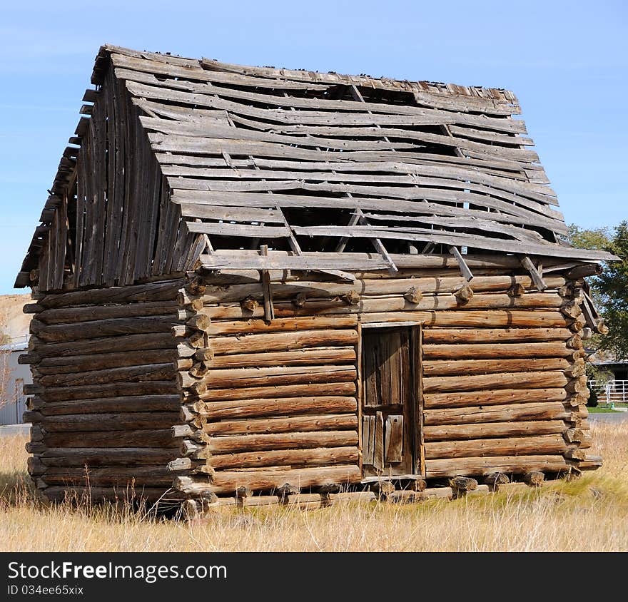 Historic Cabin in Utah Town. Historic Cabin in Utah Town