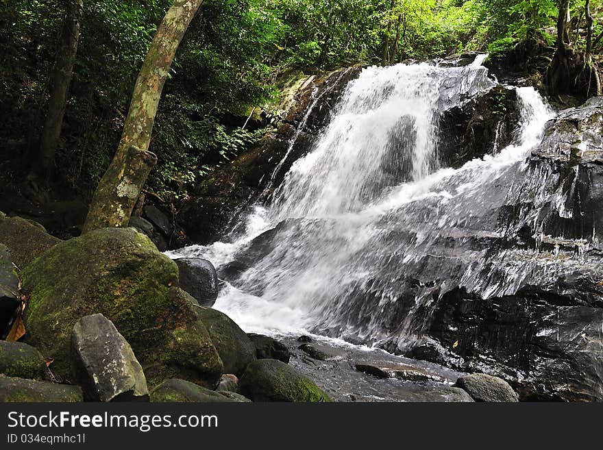 Thailand waterfall in national park