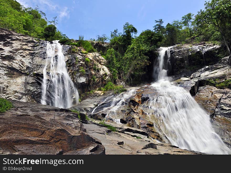 Tone Nga Chang Waterfall in Thailand