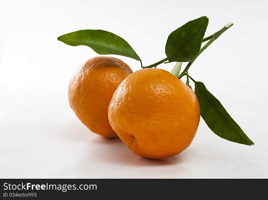 Two oranges