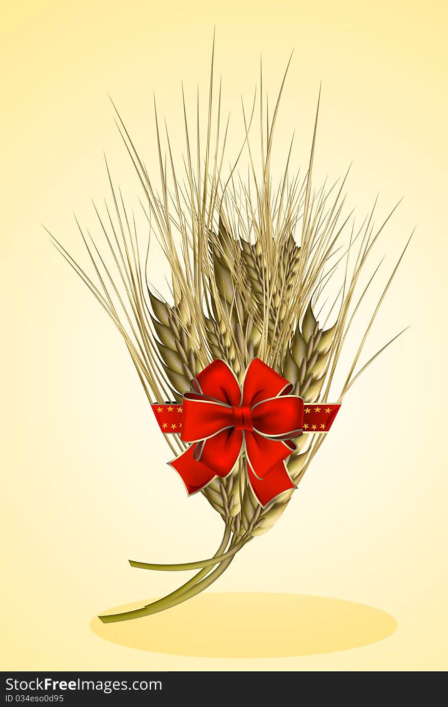 Grain with ribbon