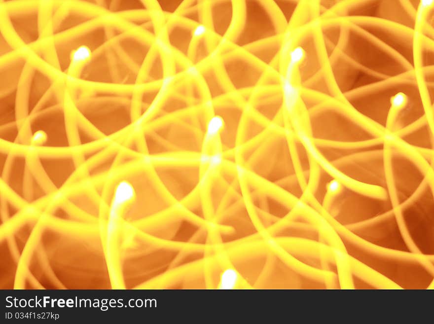 Abstract background of candlelights for Christmas