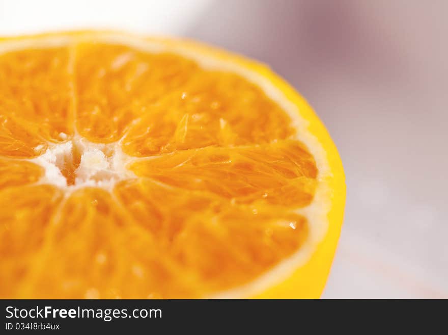 Ripe juicy orange