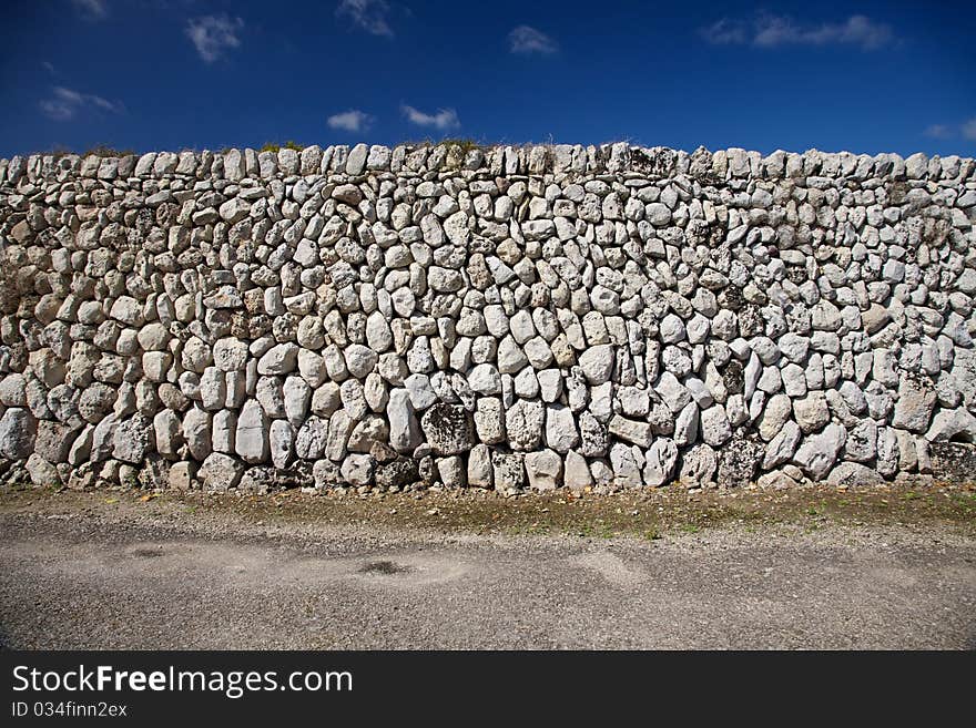 Great stones wall