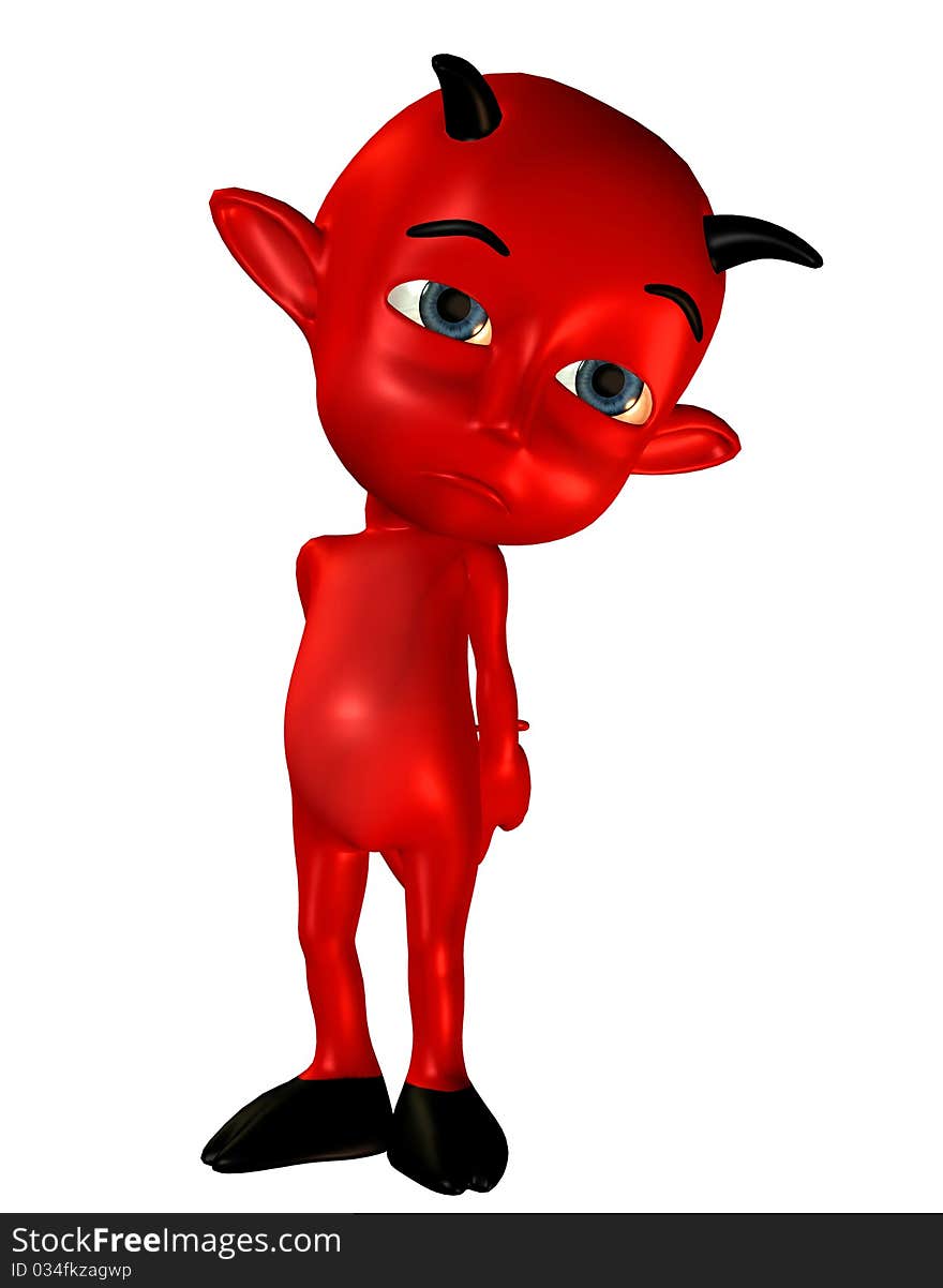 Sad little devil