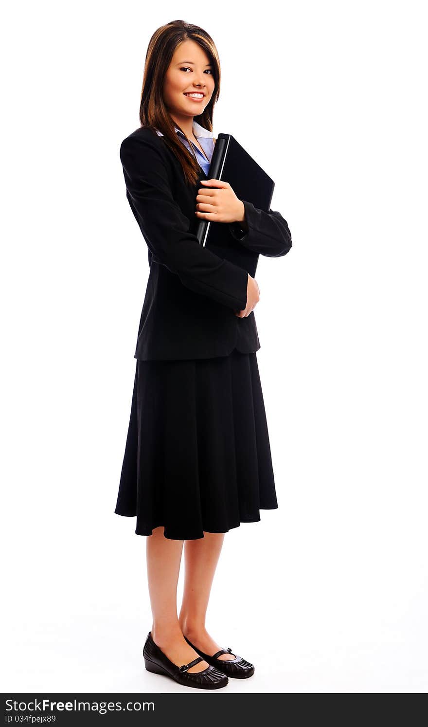 Full length portrait of a businesswoman