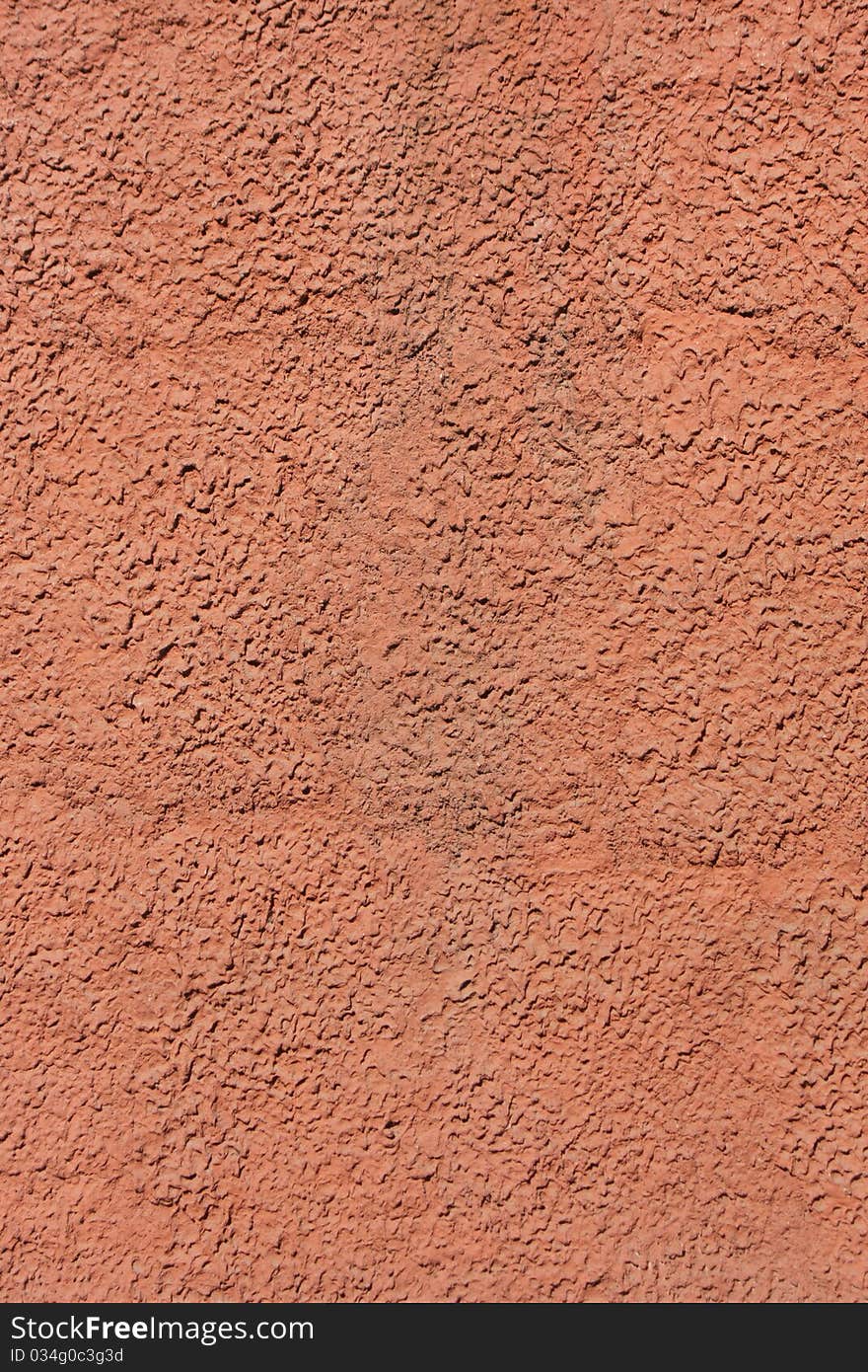 Orange textured wall