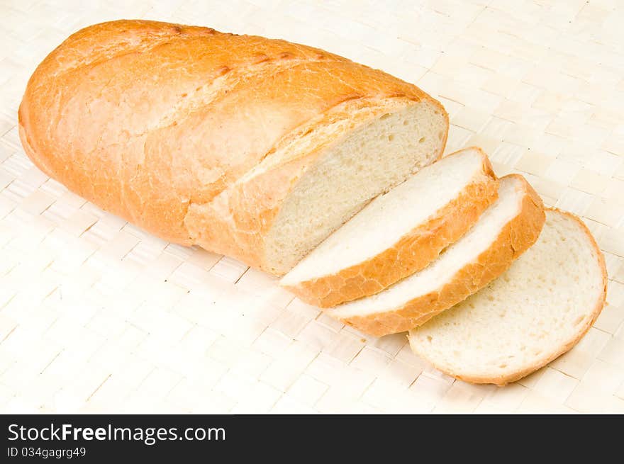 Close up of long loaf. Close up of long loaf