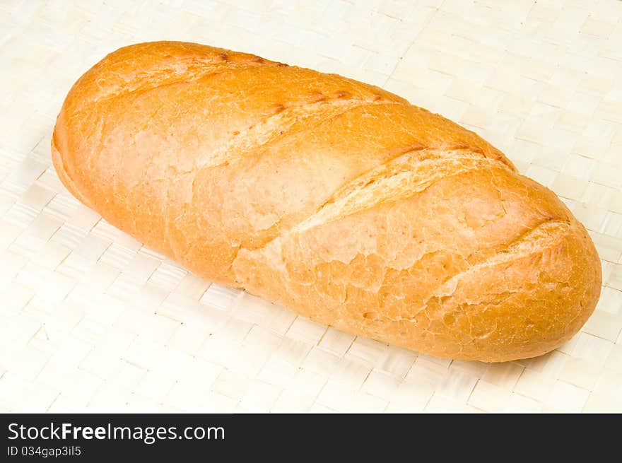 Close up of long loaf. Close up of long loaf