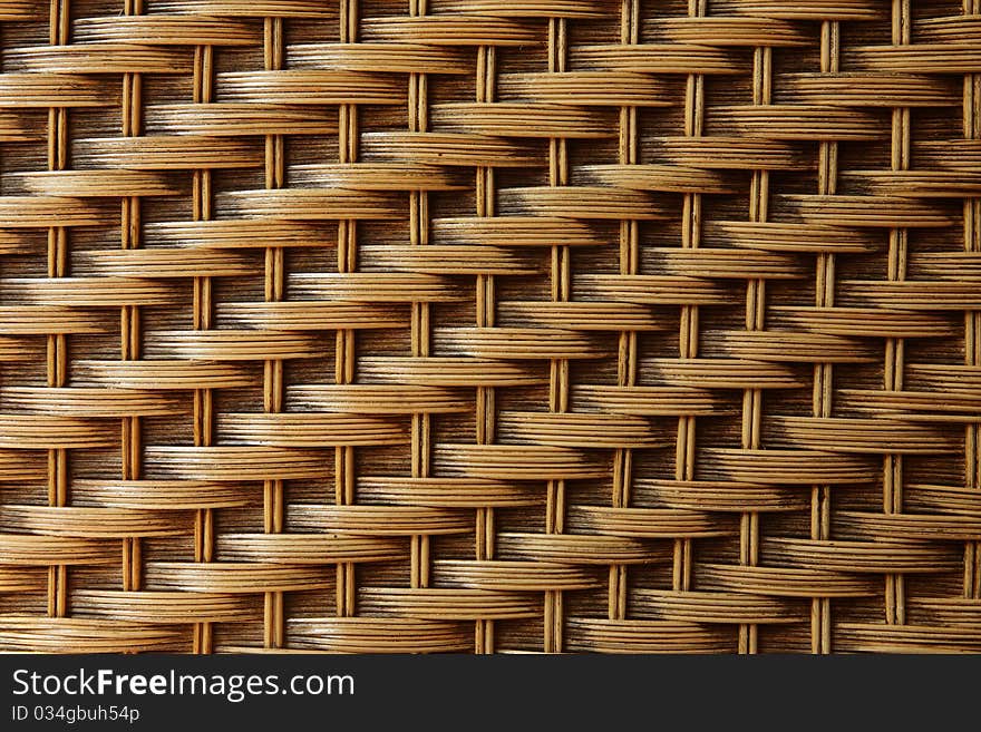 Close up of  bamboo texture wall