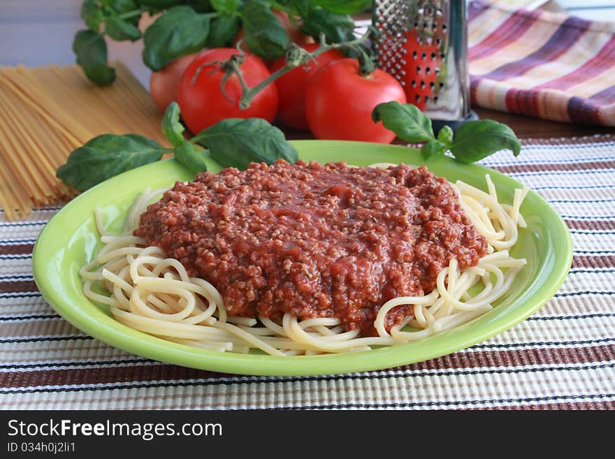 Spaghetti bolognese