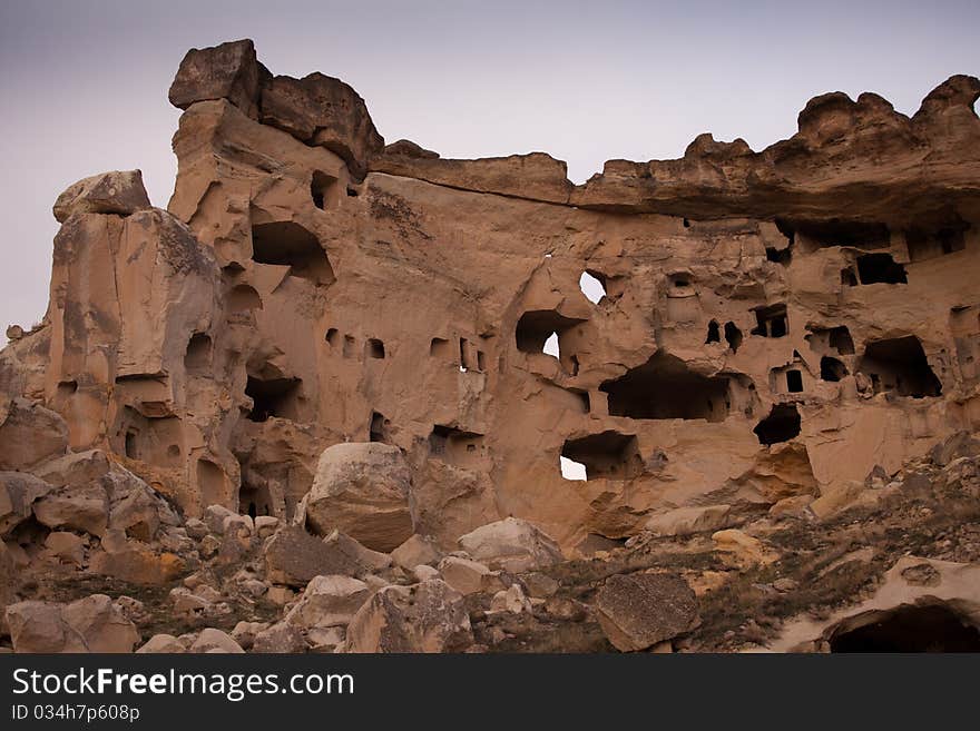 The Rock Castle at Cappadocia