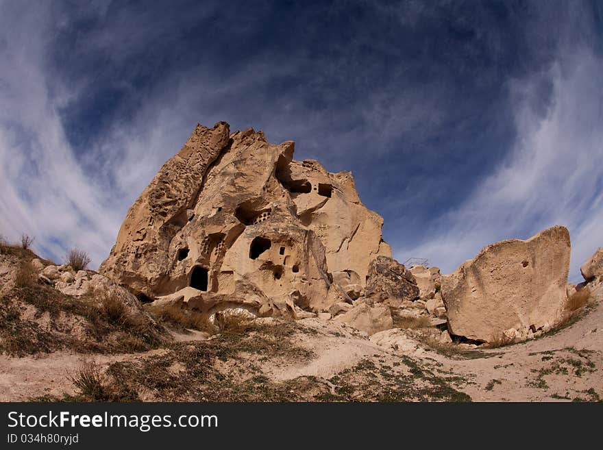 The Rock Castle at Cappadocia