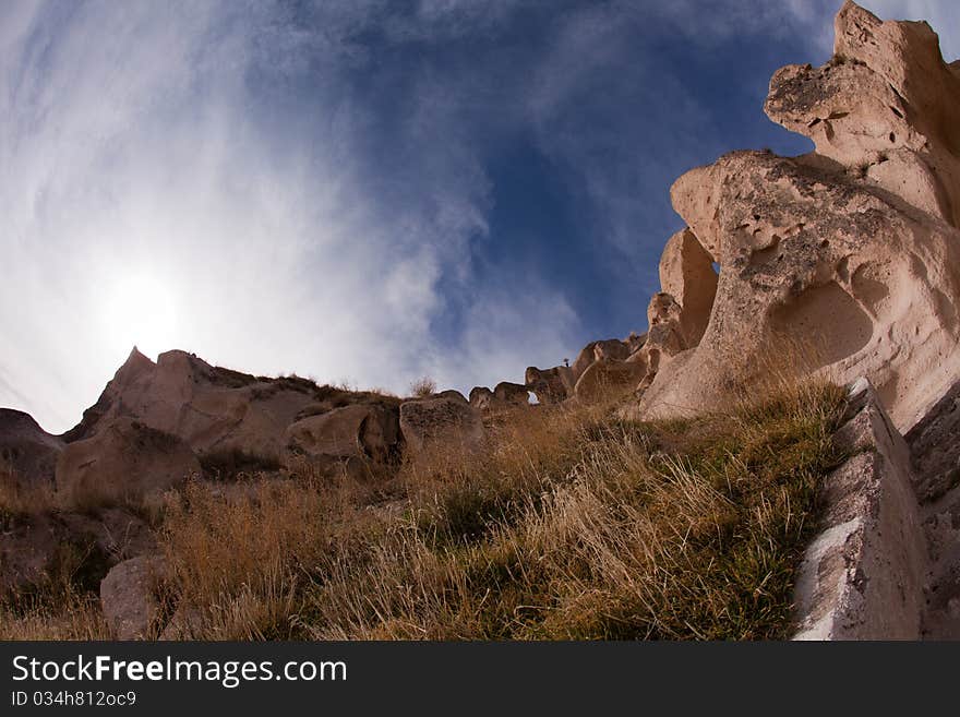 The Rock Castle At Cappadocia