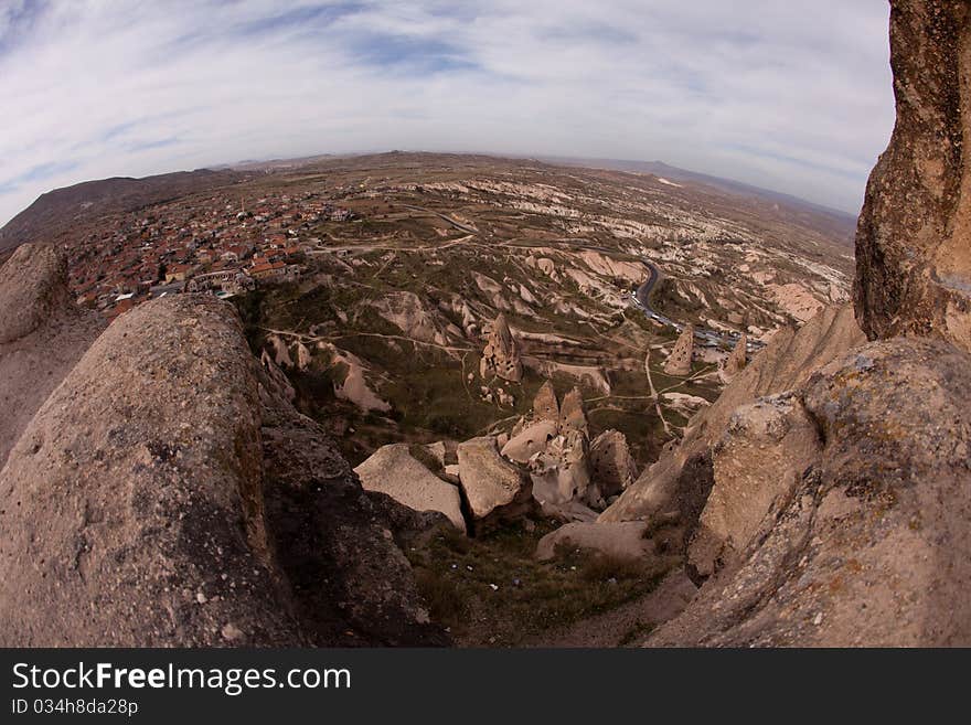 The Rock Castle At Cappadocia