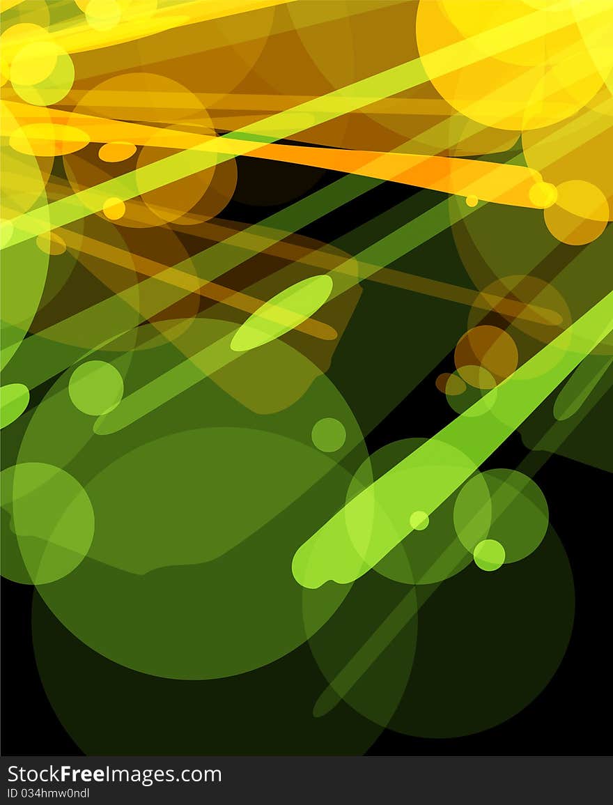 Glowing background - abstract vector illustration