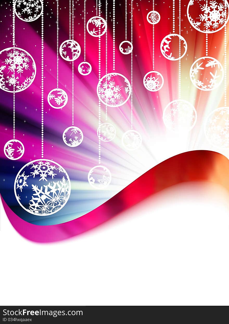 Christmas Background With Copyspace. EPS 8