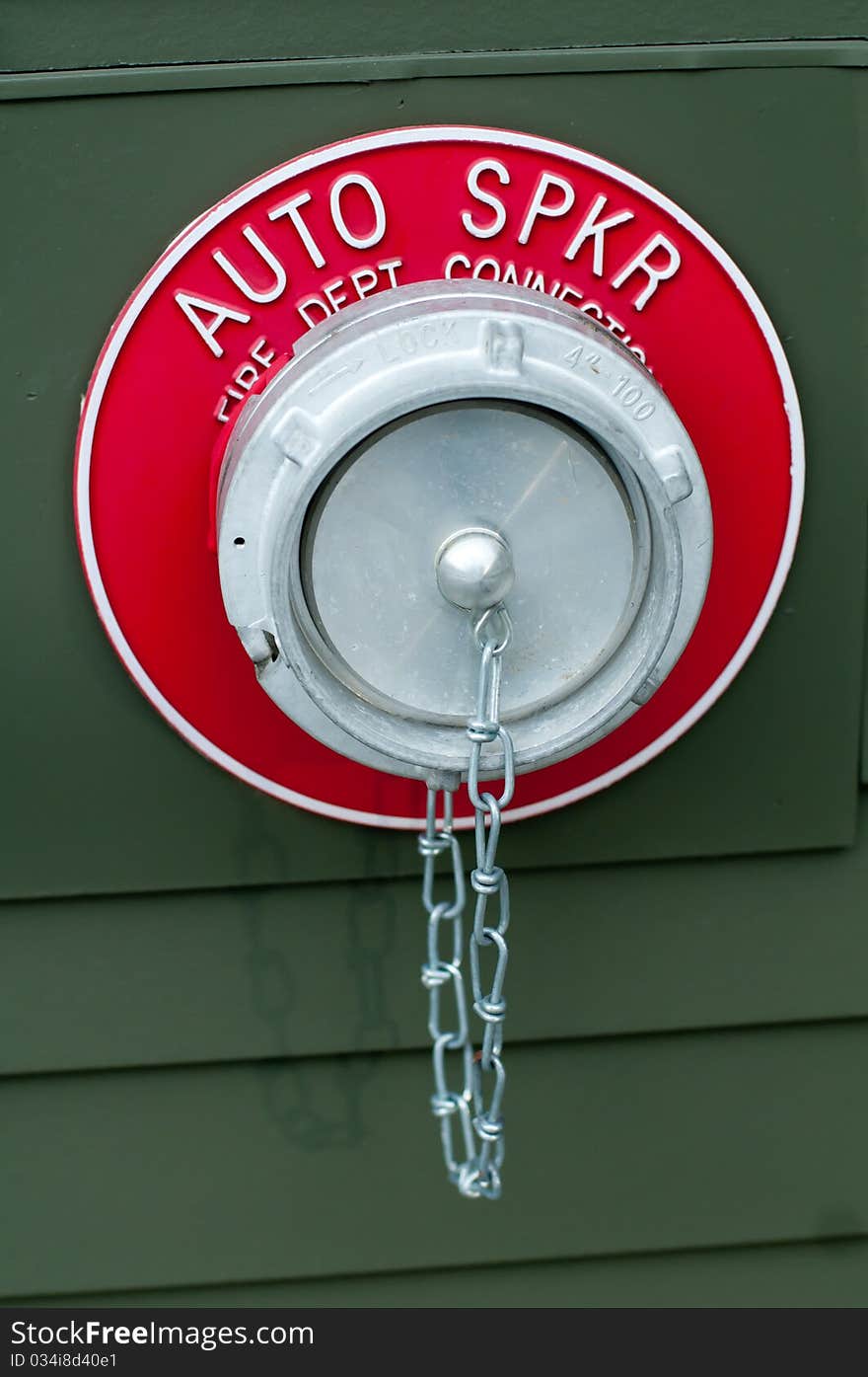 Fire department sign on the wall